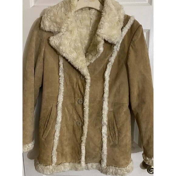 Vintage Wilson’s Leather Maxima Y2K Genuine Leather Faux Fur Women’s Coat Size M - Picture 2 of 16